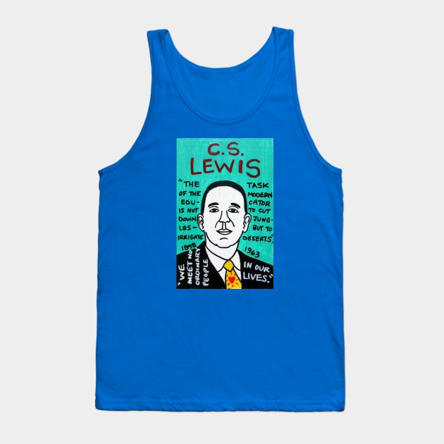 C.S. Lewis Tank Top by krusefolkart